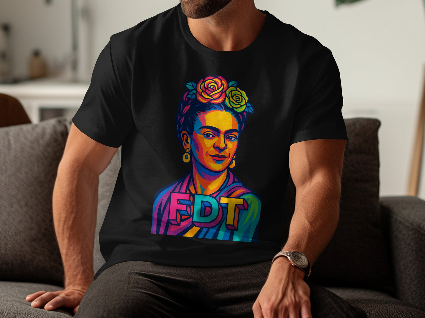 Colorful Artistic Portrait FDT T-Shirt product type
