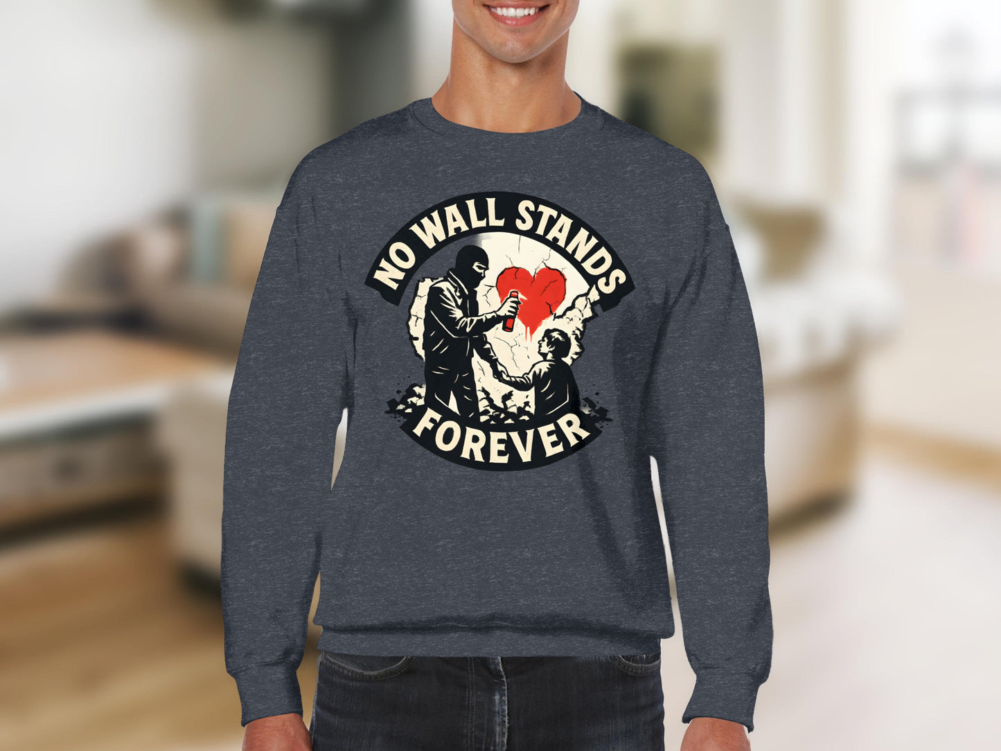 No Wall Stands Forever Graphic Print Sweatshirt product