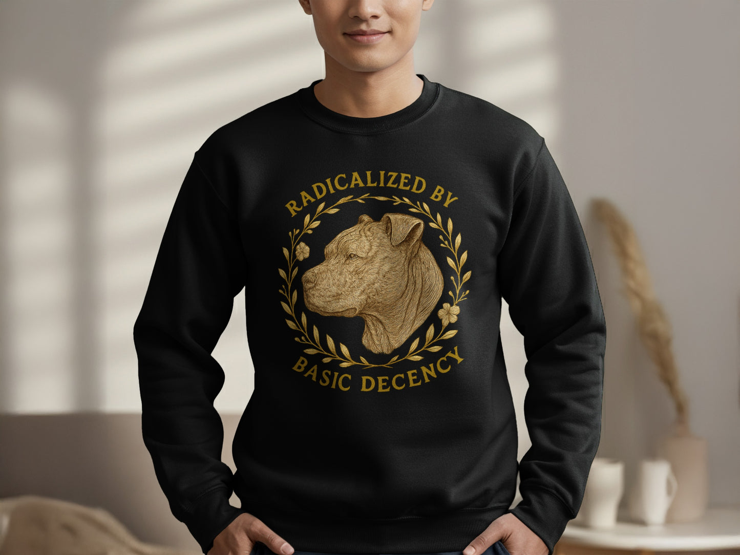 Radicalized By Basic Decency Crewneck Sweatshirt product