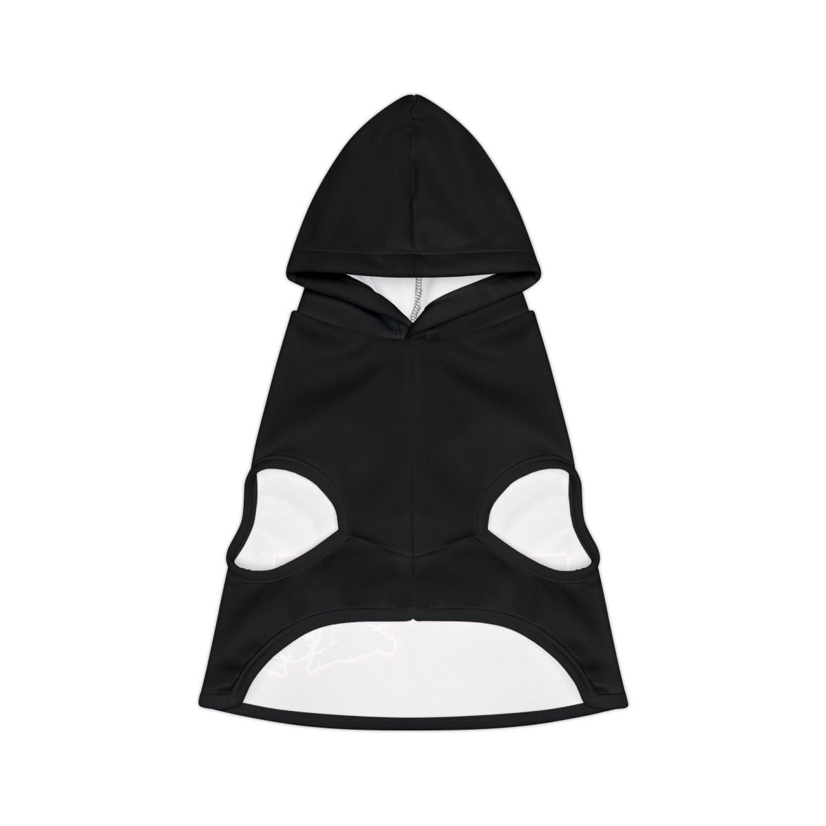 Classic Black and White Hooded Pet Apparel