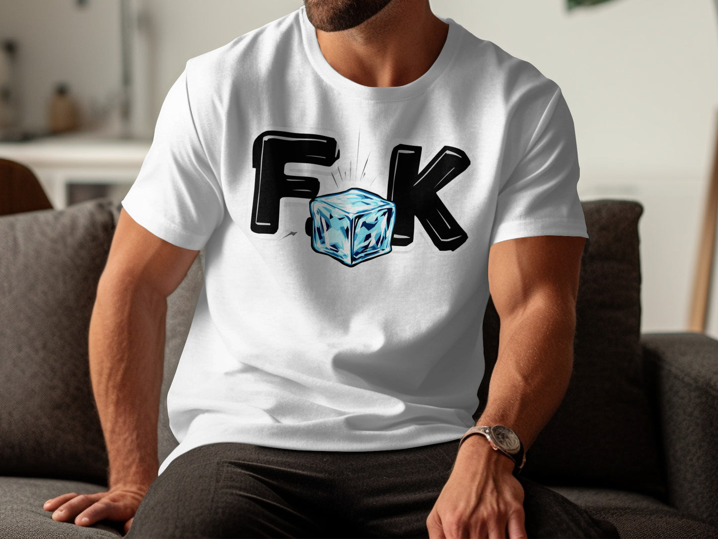 FK Ice Block Graphic White T-Shirt product