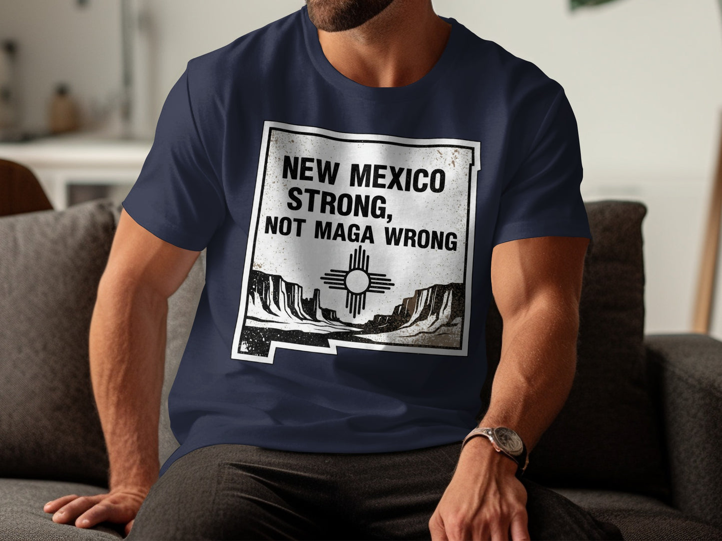 New Mexico Strong Not Maga Wrong T-Shirt product type