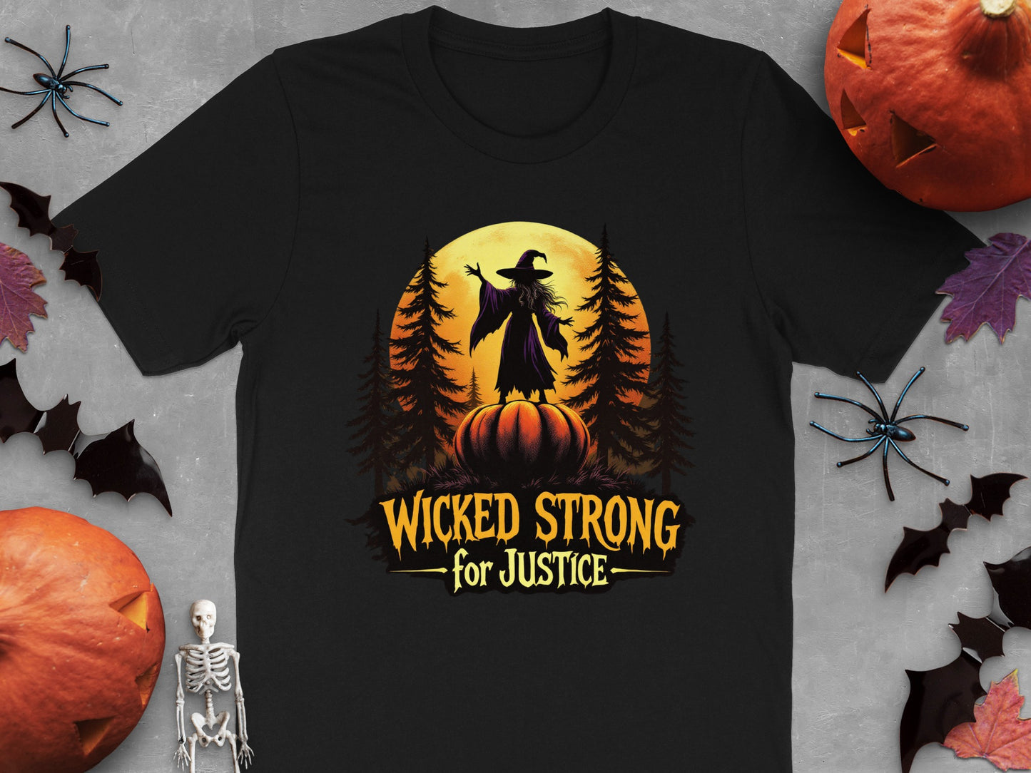 Wicked Strong for Justice Halloween themed product