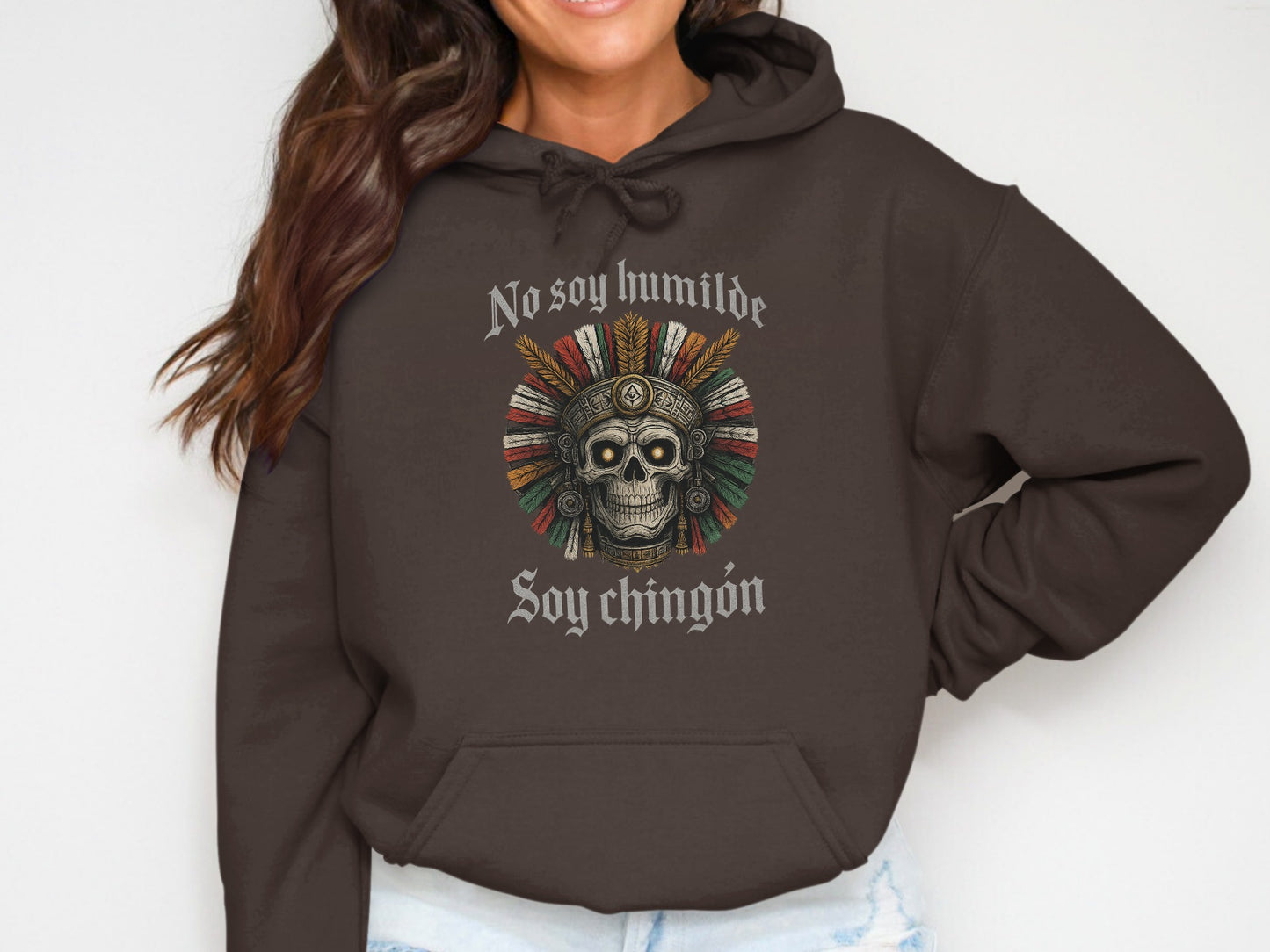 No Soy Humilde Soy Chingón Skull Hoodie product