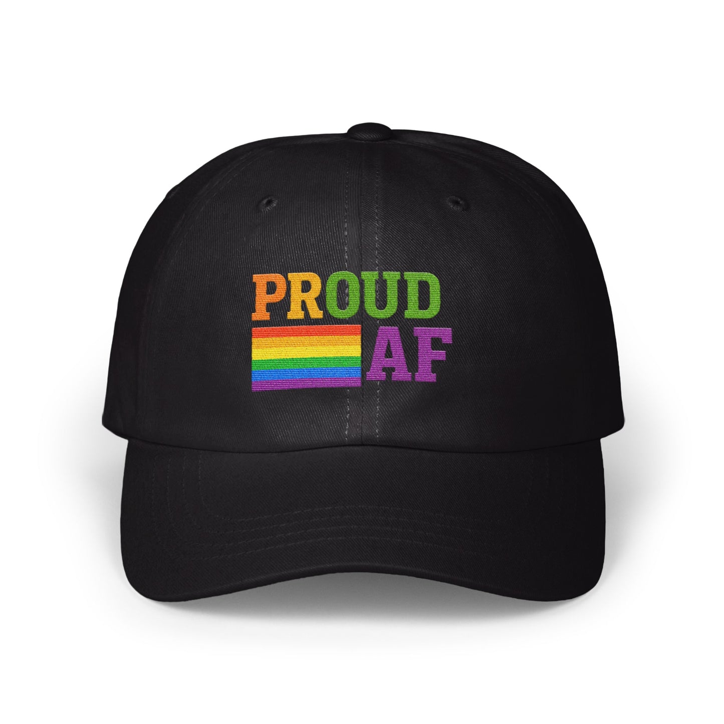 Proud AF Rainbow Design LGBTQ Pride Hat product