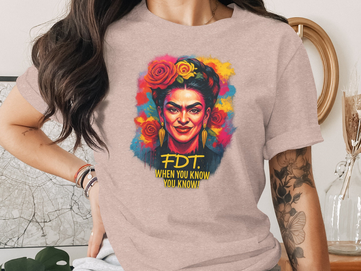 Vibrant Artistic FDT You Know You Know Graphic T-Shirt product type