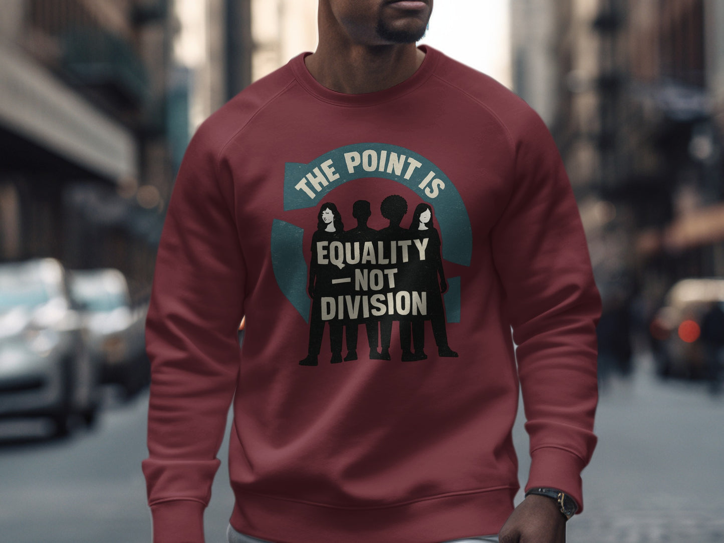 The Point is Equality Not Division sweatshirt product type