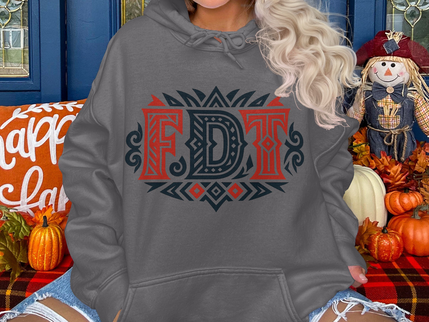 Stylish FDT Design Hoodie Perfect for Casual Wear product