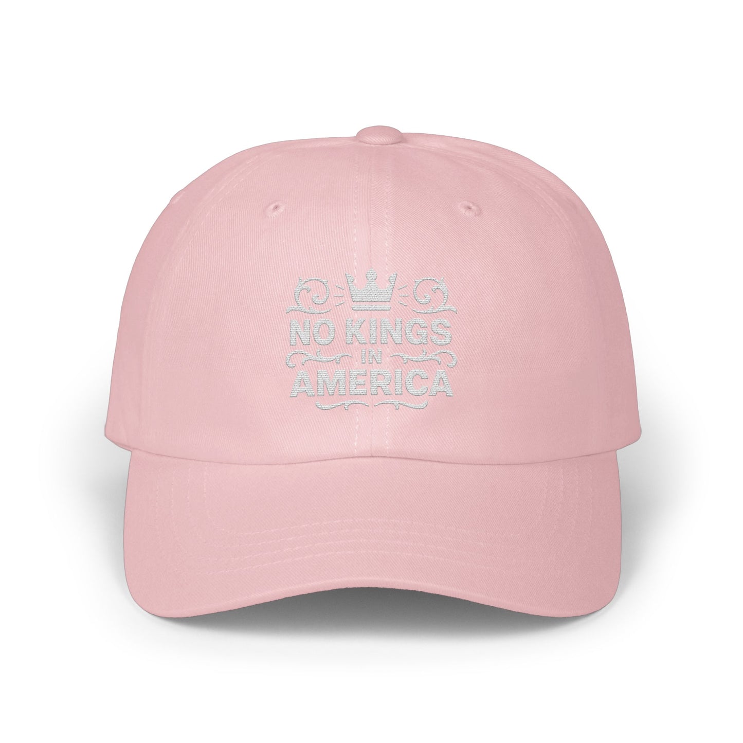 No Kings in America Statement Dad Hat product type