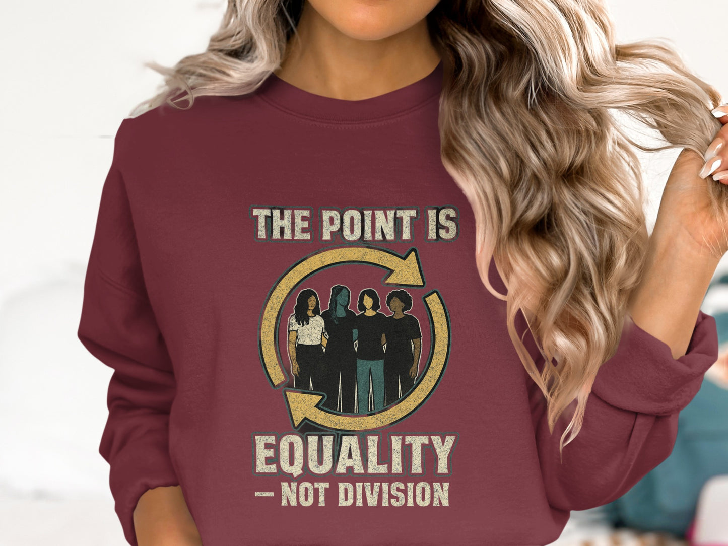 The Point Is Equality Not Division Sweatshirt product