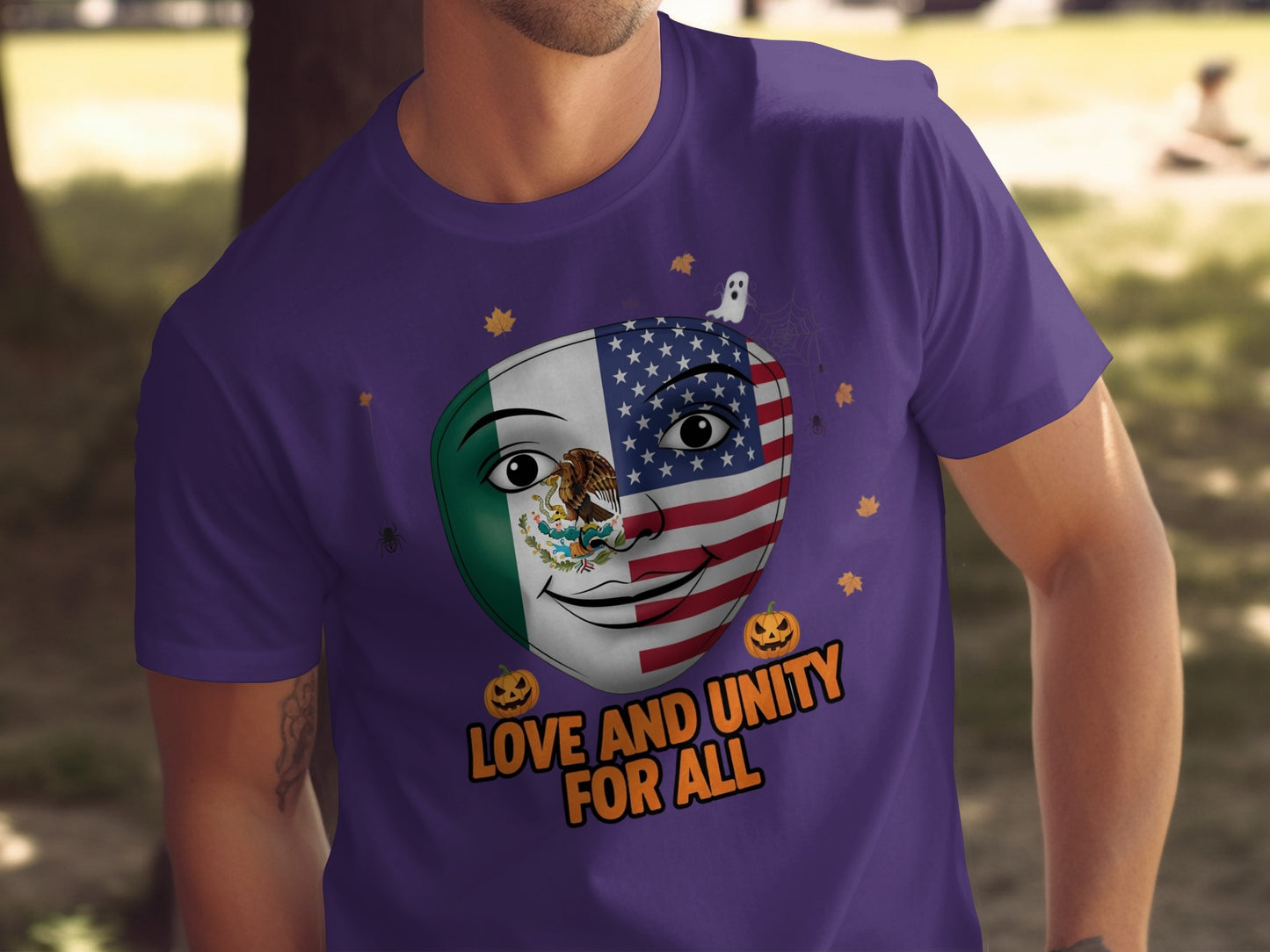 Love and Unity for All Graphic T-Shirt Product