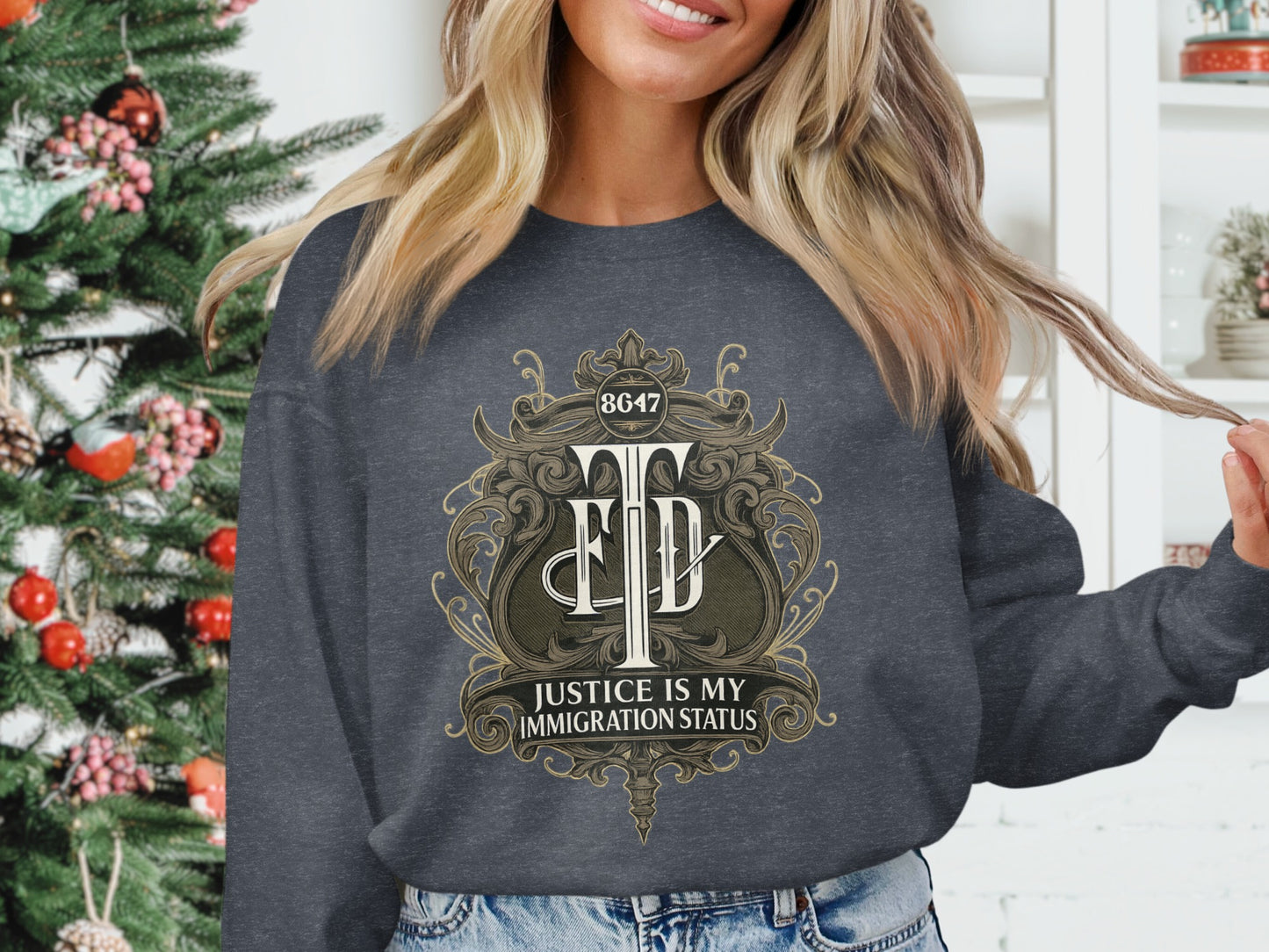 Justice Is My Immigration Status sweatshirt product