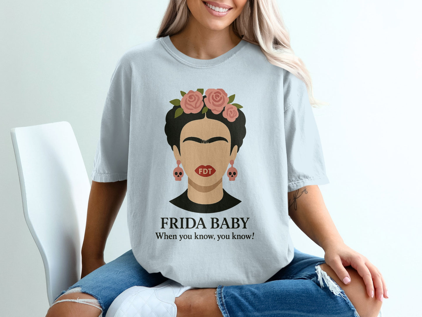 Frida Baby Graphic Print Elegant Fashion Top product