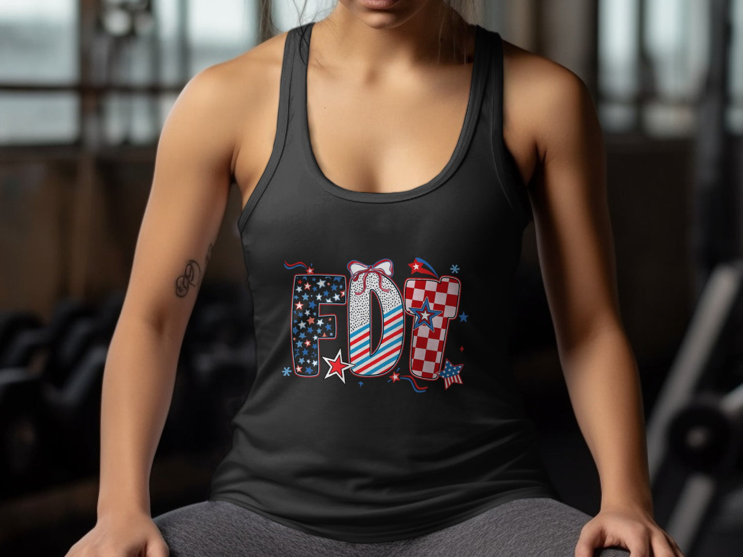 American Flag Inspired FIT Design Tank Top Product