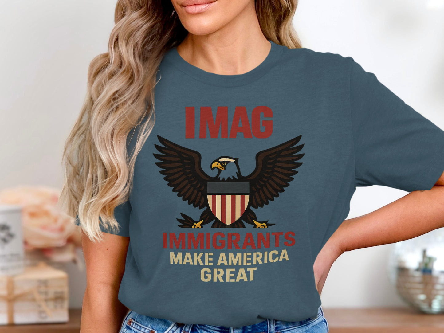 Immigrants Make America Great Graphic T-shirt product
