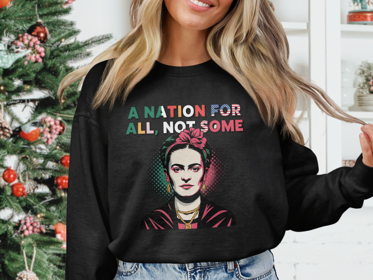 A Nation For All Not Some Graphic Sweatshirt product type