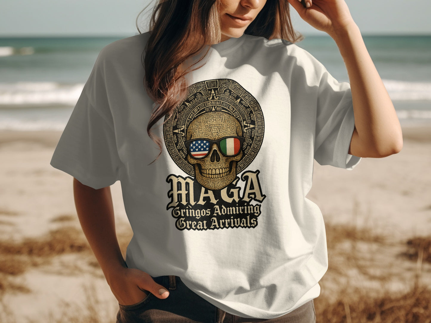 Gringos Admiring Great Arrivals Graphic T-Shirt product type