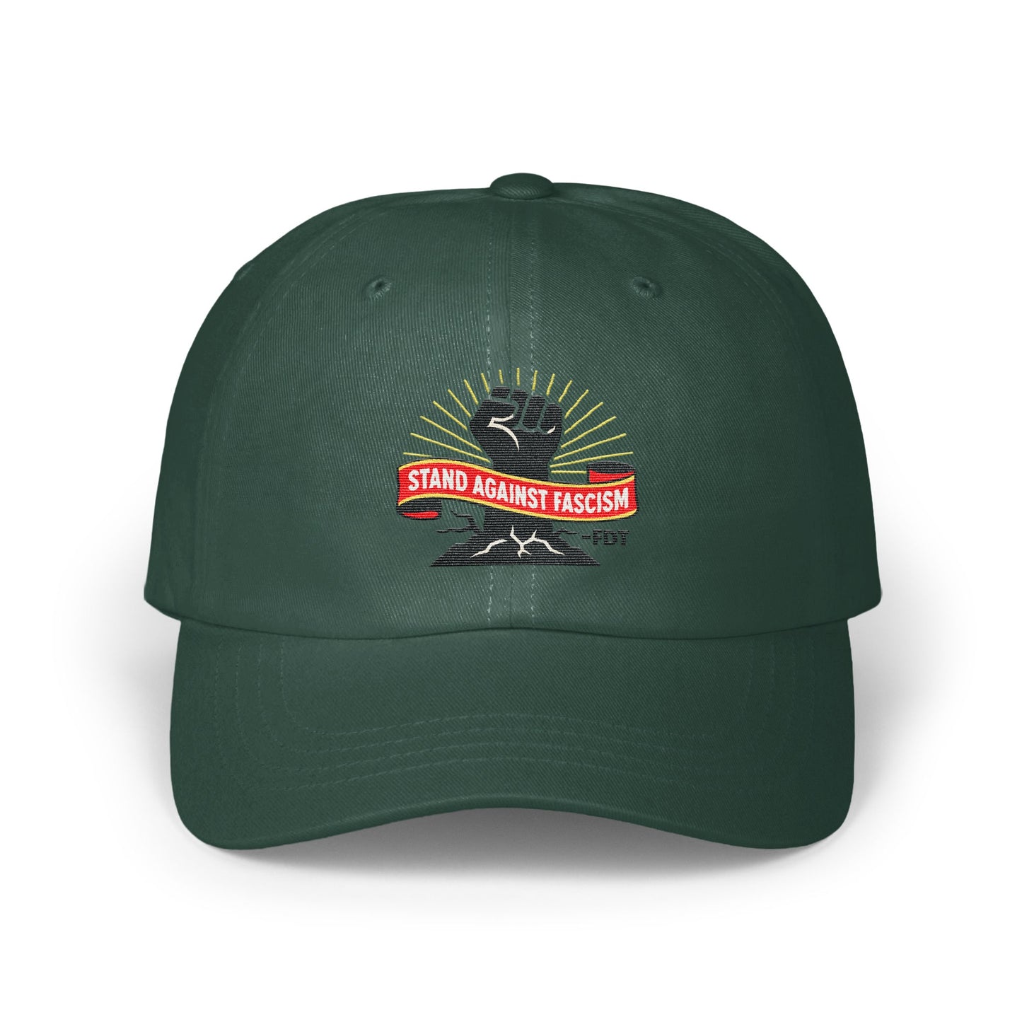 Stand Against Fascism Unisex Embroidered Hat product