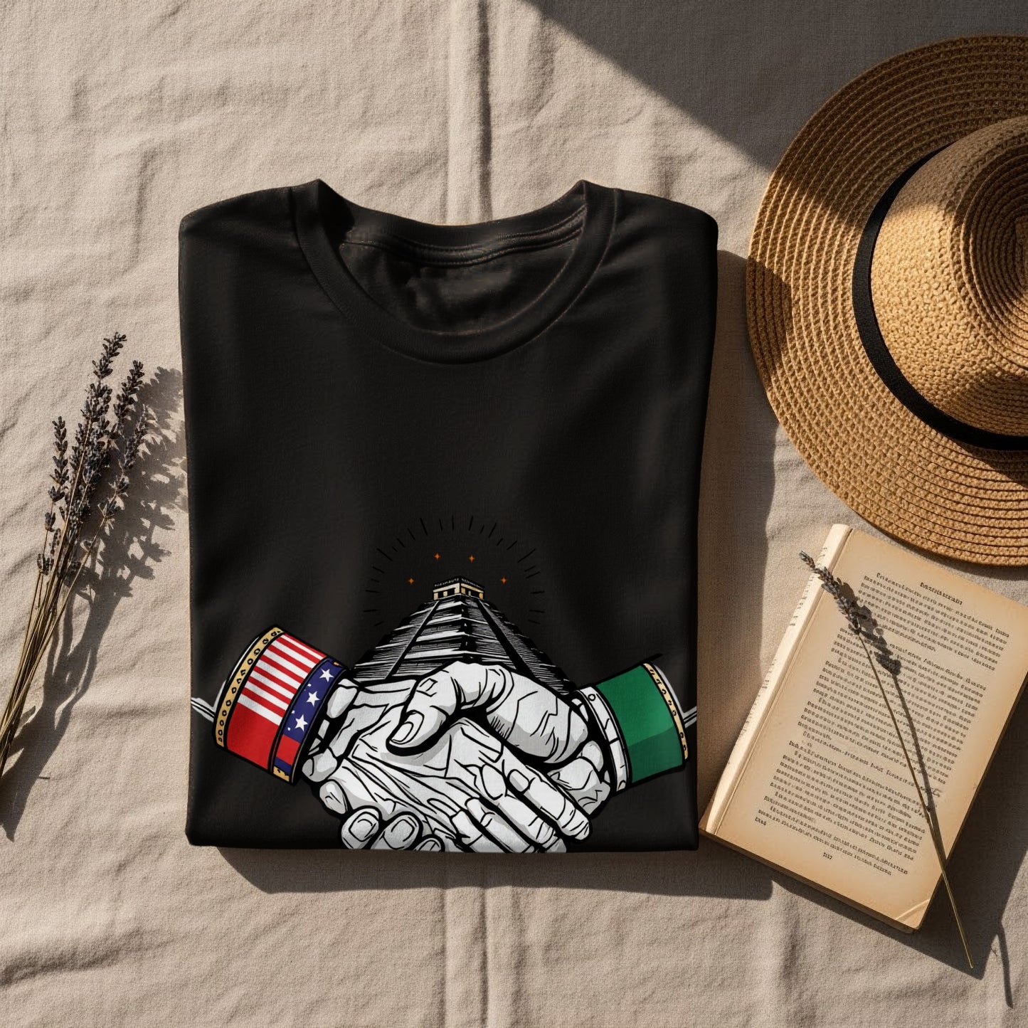 Unity Handshake Pyramid Graphic Short Sleeve Shirt product