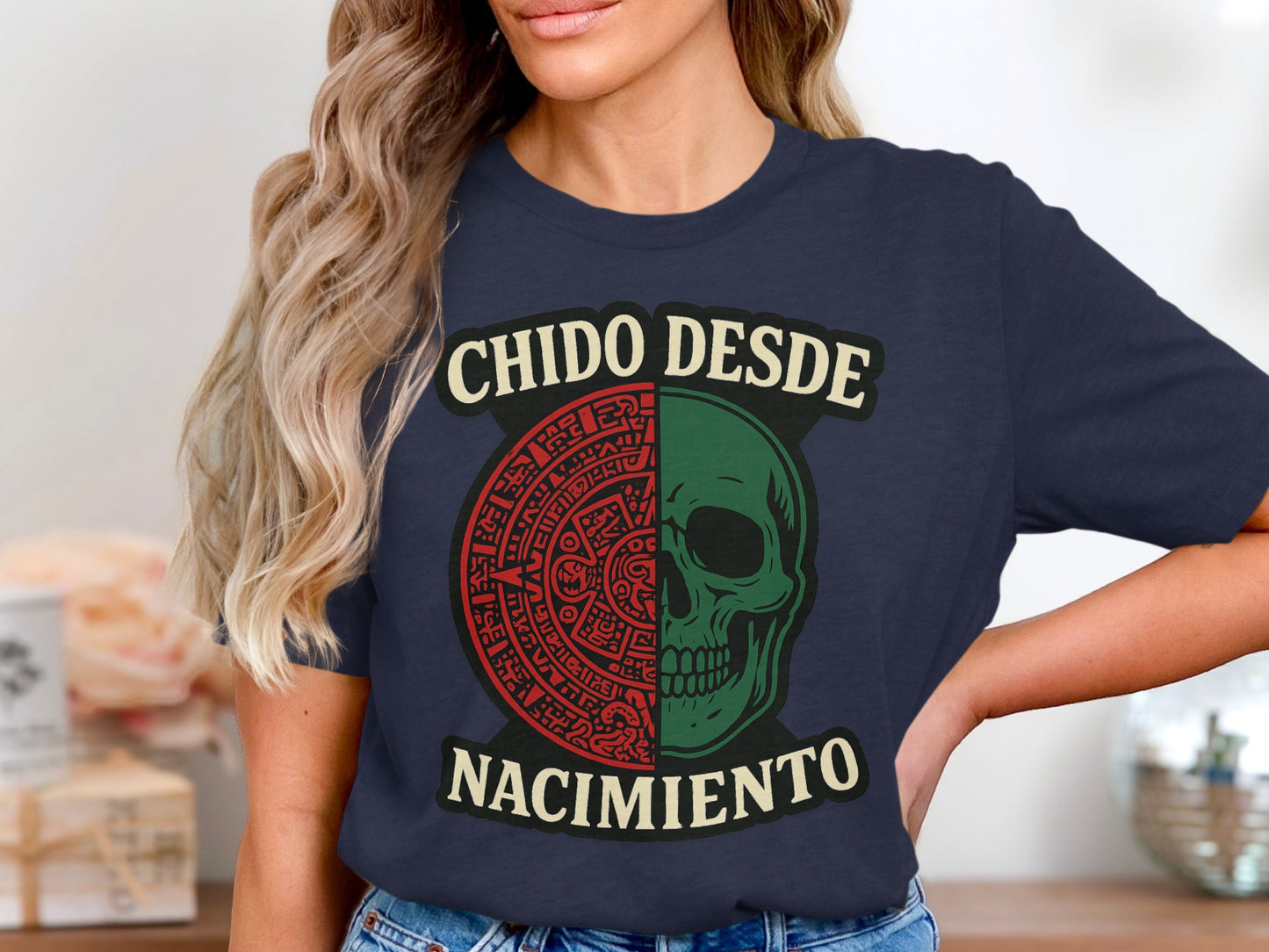 Chido Desde Nacimiento Skull Graphic Tee product