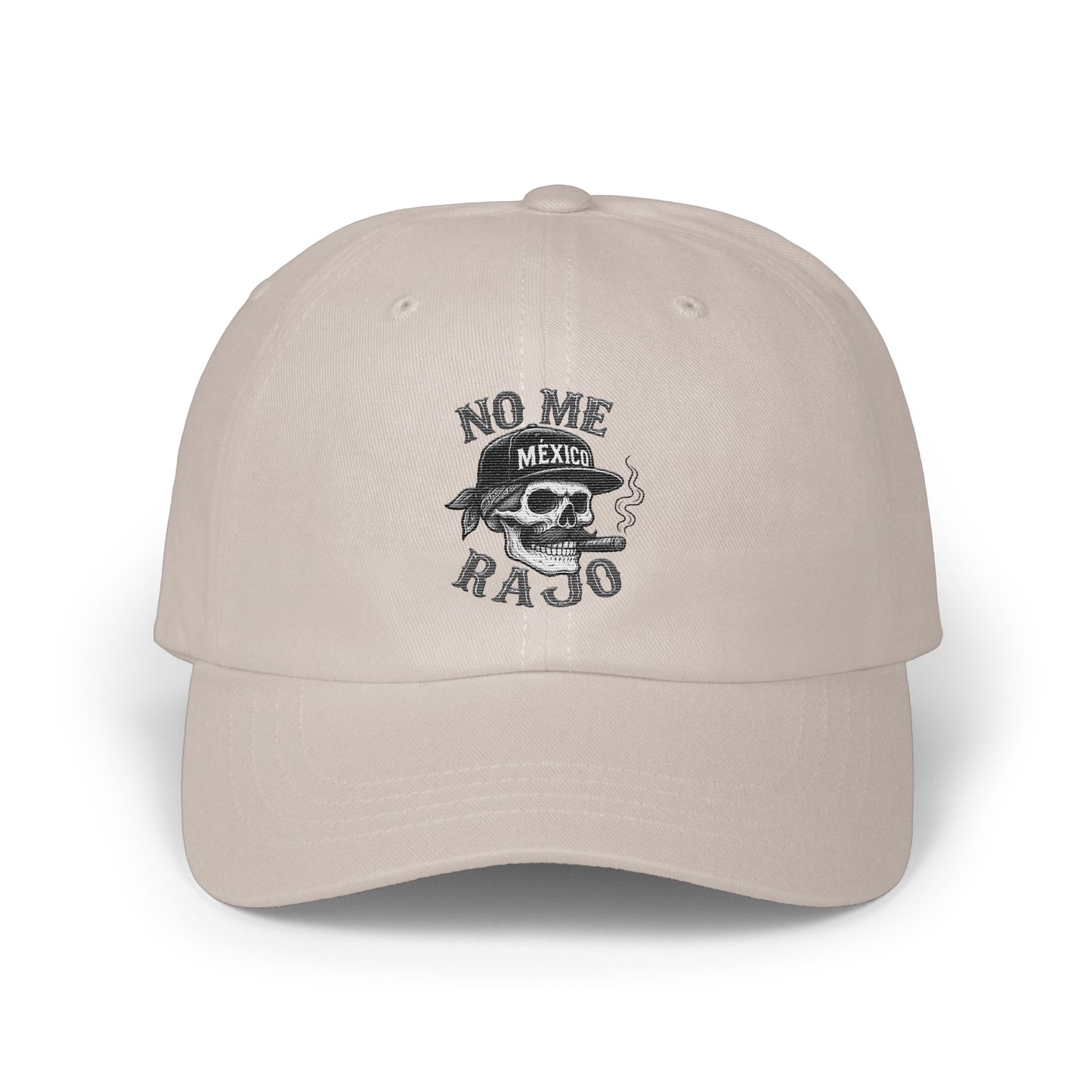 No Me Rajo Skull Design Embroidered Hat product