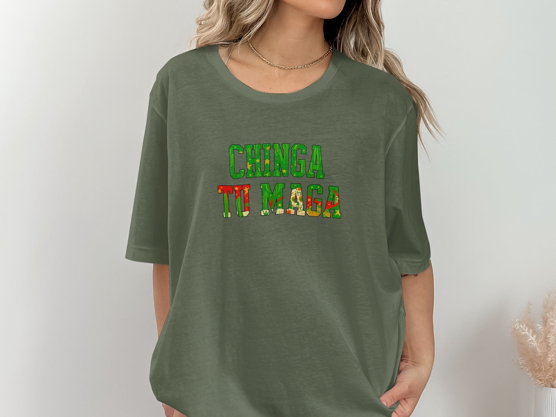 Chinga Tu Maga Graphic Tee Casual Fashion Top product