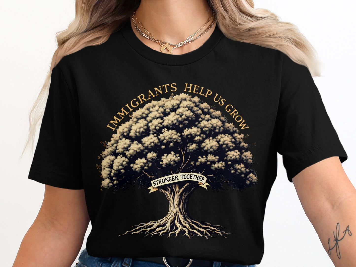 Immigrants Help Us Grow Stronger Together product type