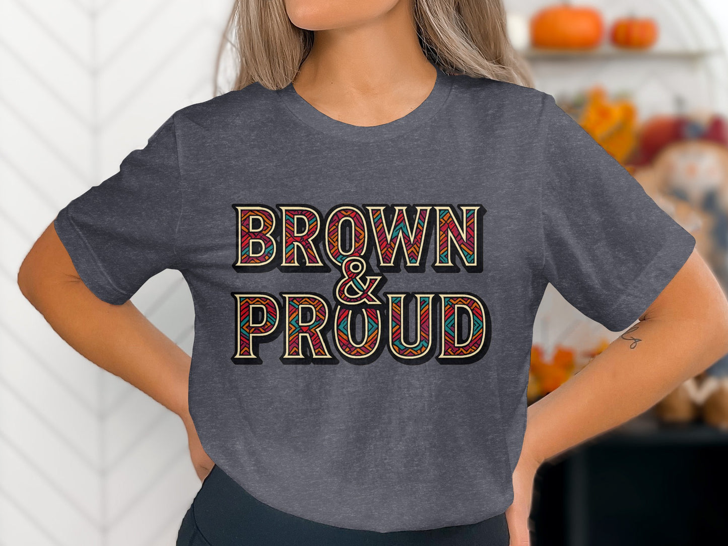 Brown and Proud Graphic T-Shirt product type