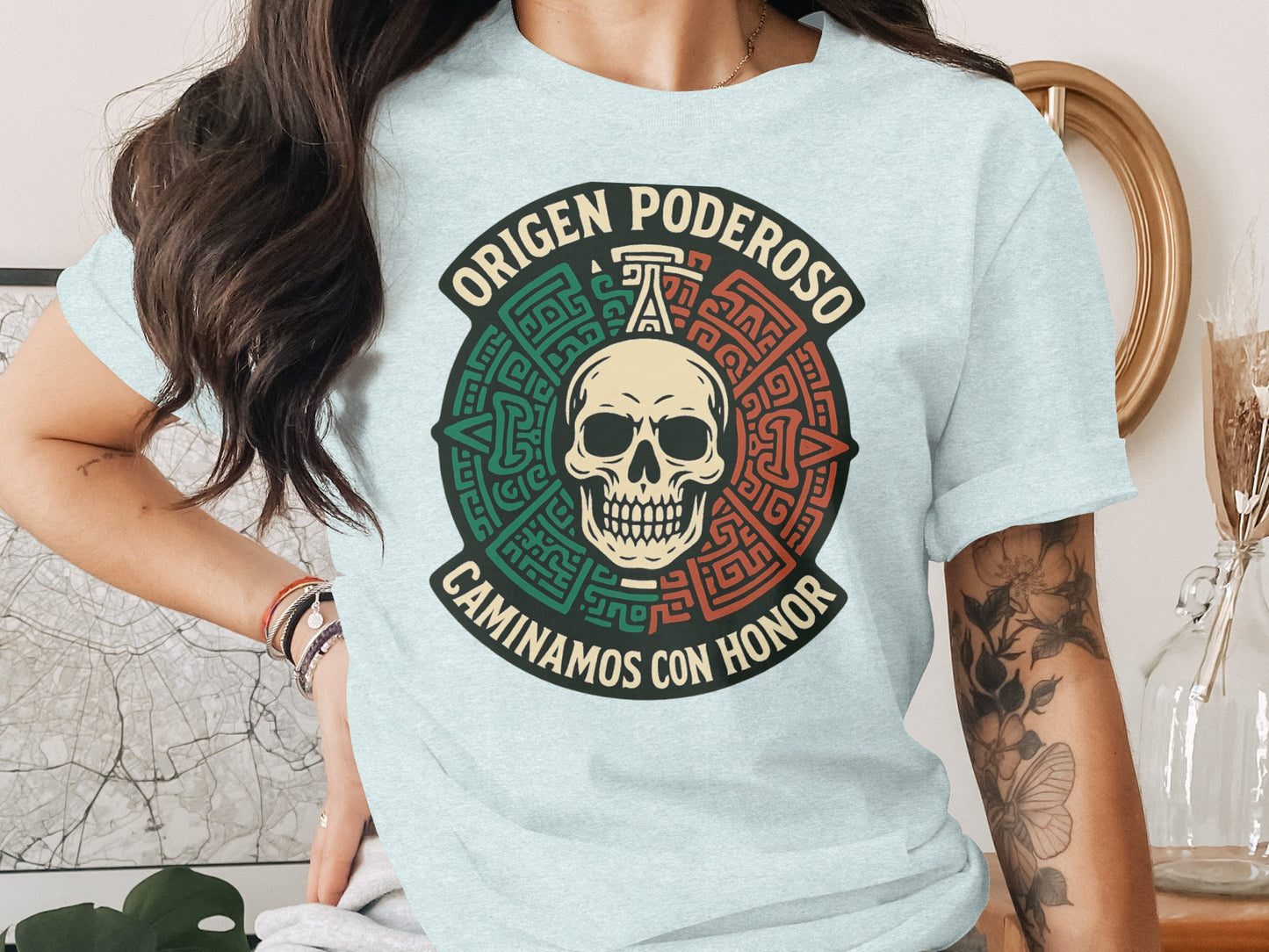 Origen Poderoso Caminamos Con Honor Skull Shirt product type