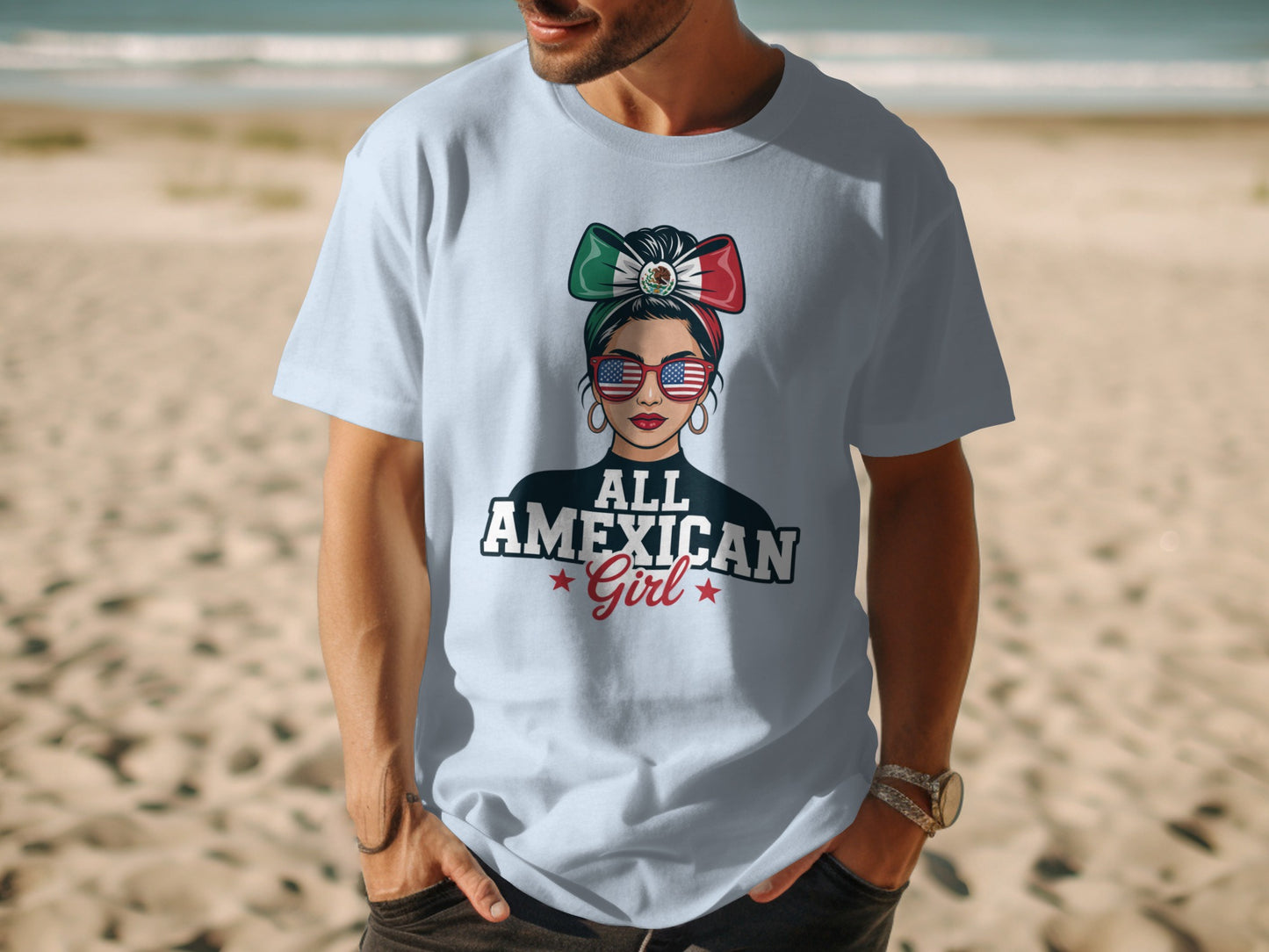 All American Girl Graphic Design T Shirt product