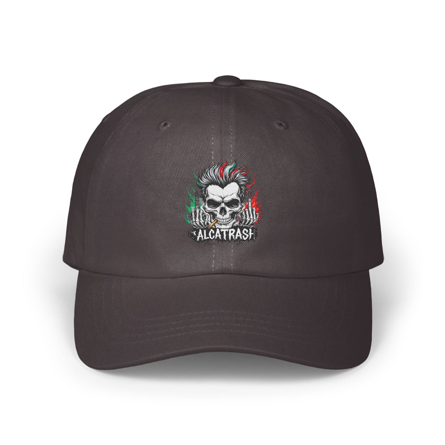 Alcatrash Skull Graphic Design Baseball Cap product