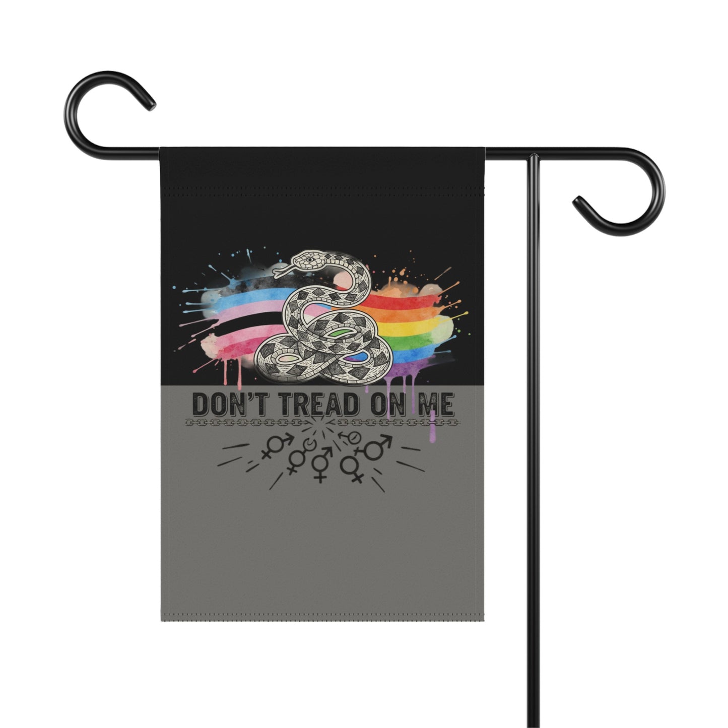 Don't Tread On Me Garden Flag Pride product