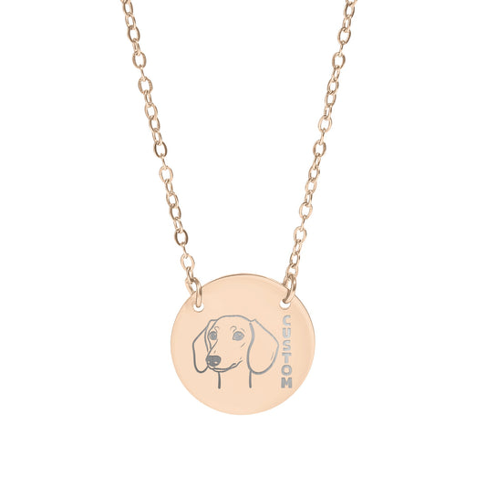 Dog Portrait Custom or Personalized Necklace Great Gift