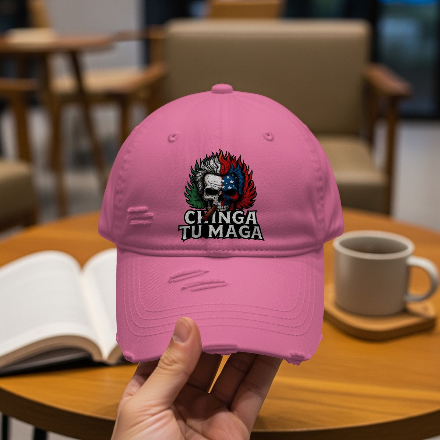 Premium Chinga Tu Maga Embroidered Cap product