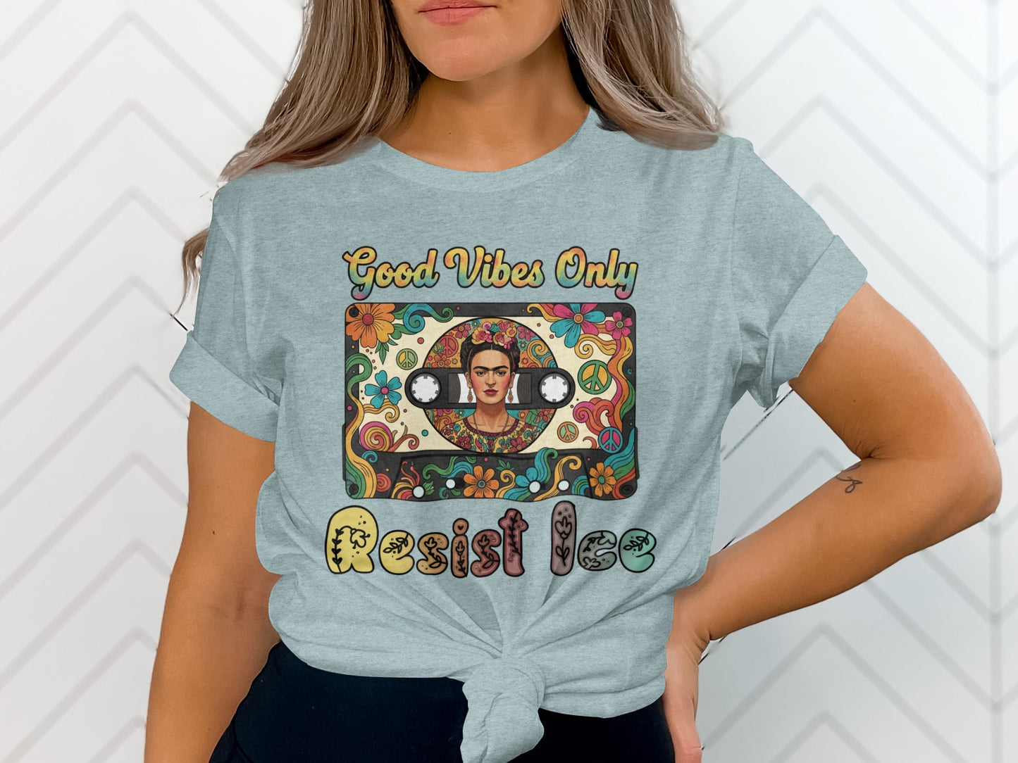 Good Vibes Only Resist 1960 Graphic T-Shirt product