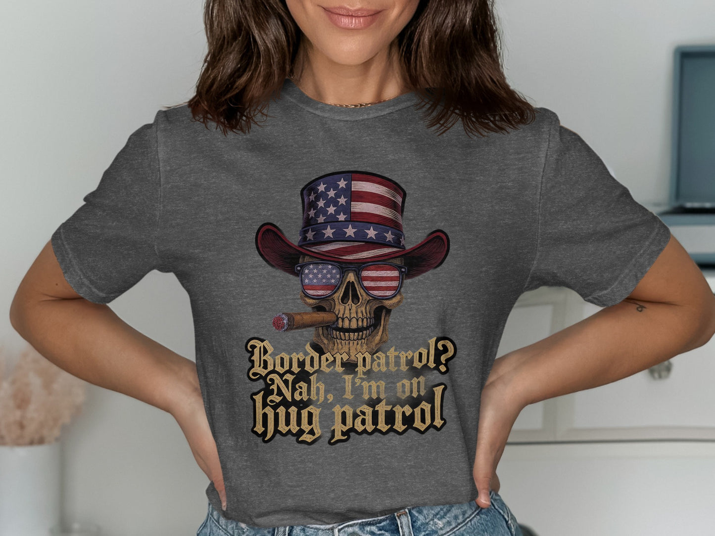 Border Patrol Nah I'm On Hug Patrol T-shirt product