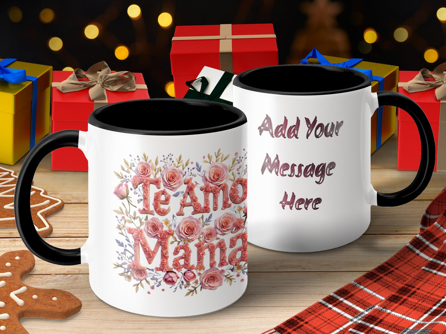 Te Amo Mama Personalized Mug Christmas Holiday product