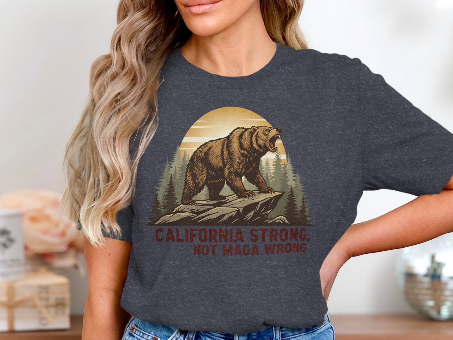California Strong Not Maga Wrong t-shirt