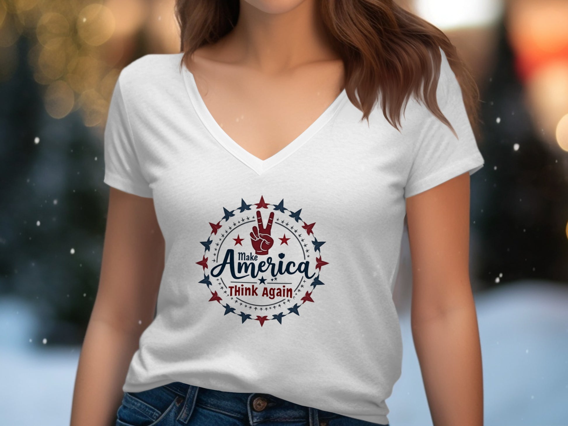 Make America Think Again Graphic Tee product type