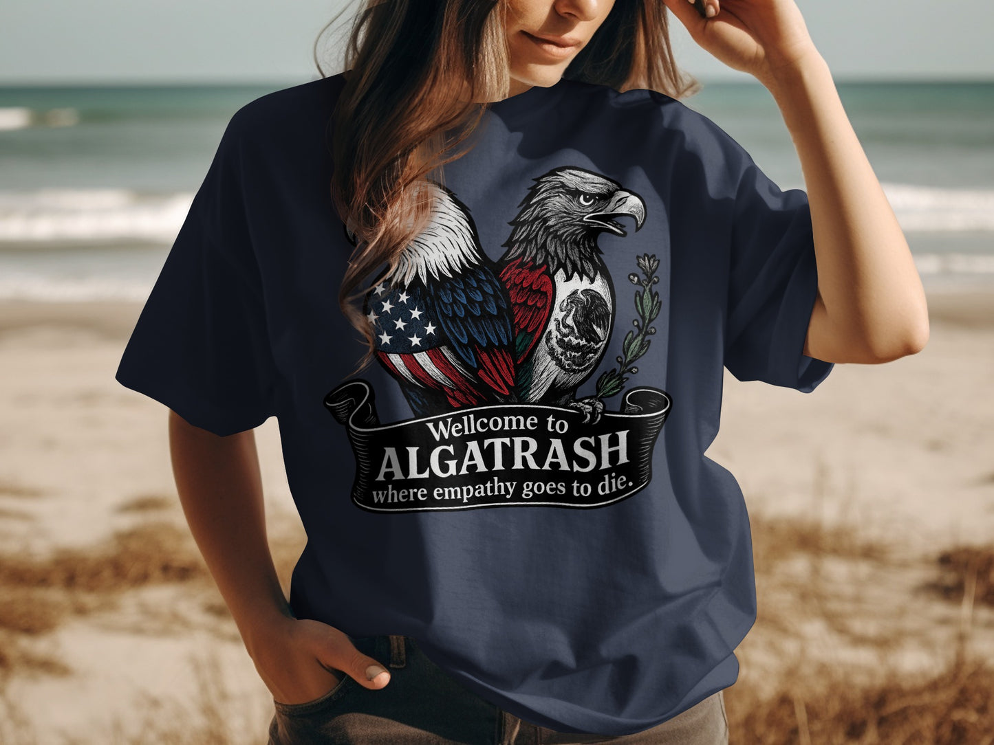 Welcome to Algatrash Funny Bold Statement Shirt product