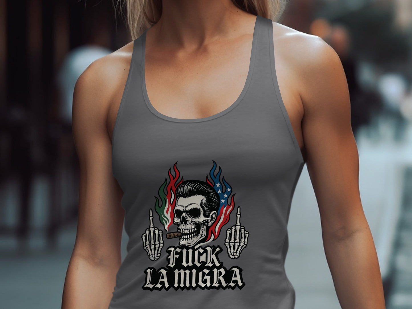 Fuck La Migra Graphic Tank Top Women Product