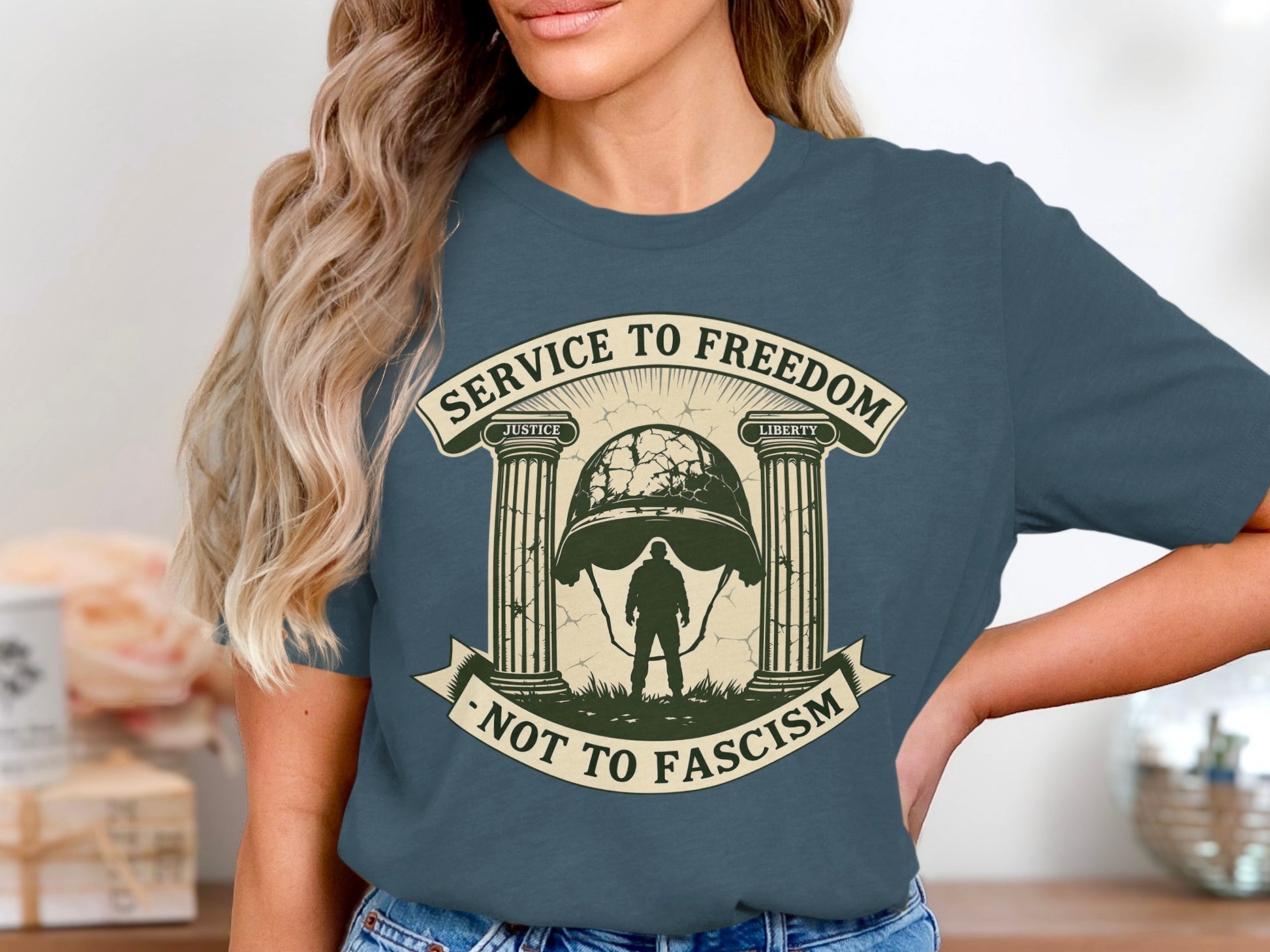 Service To Freedom Not To Fascism T-Shirt