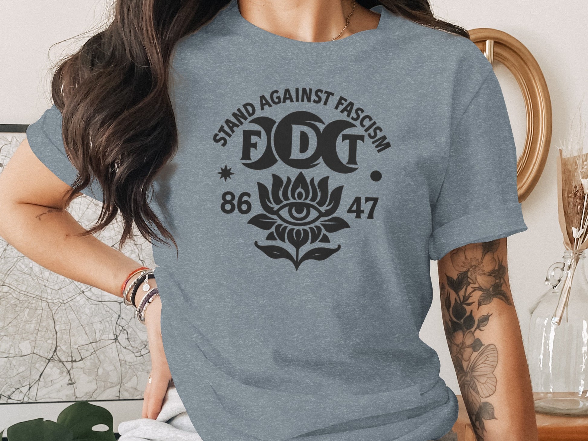 Stand Against Fascism Graphic Tee Product