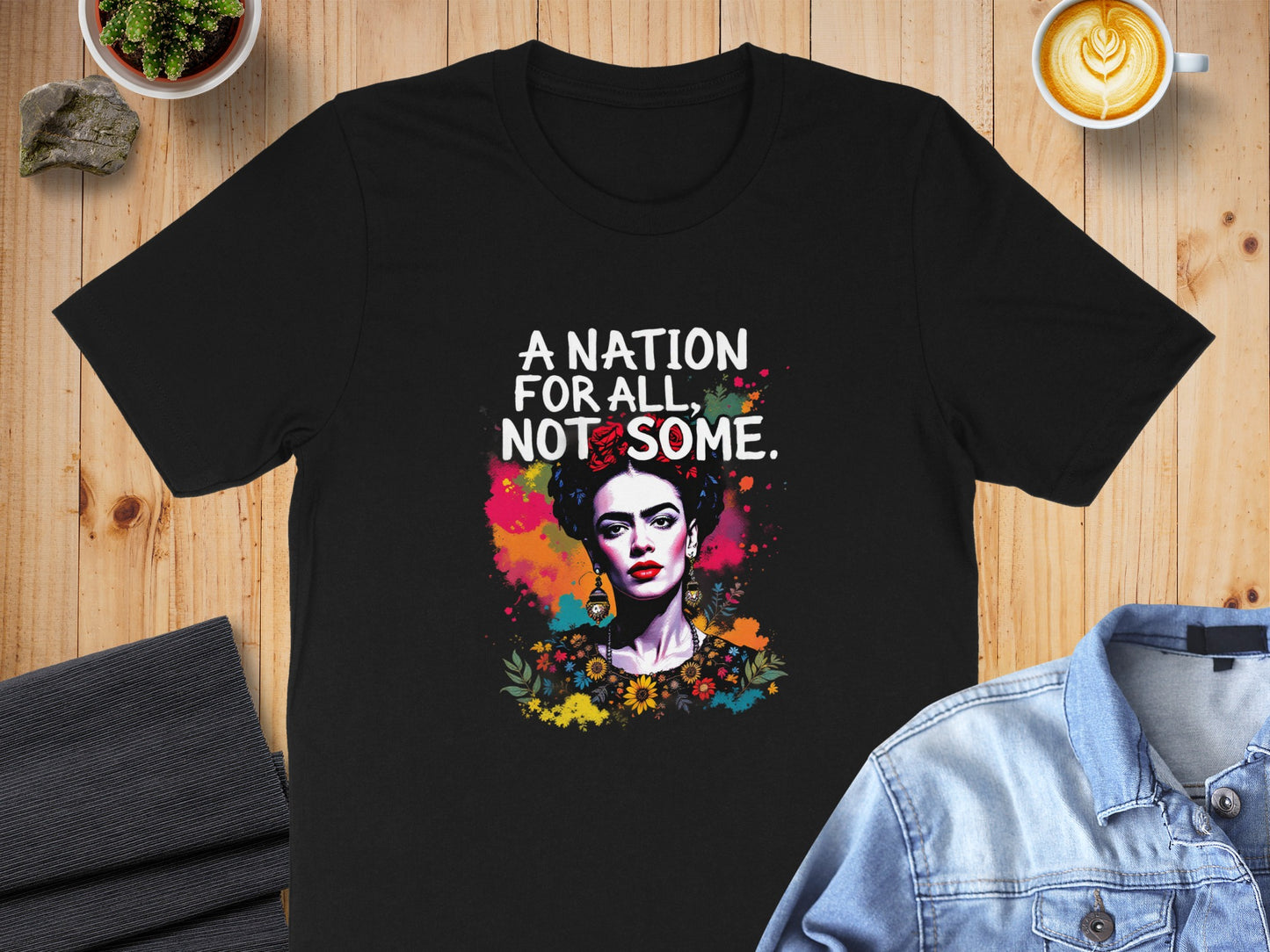 A Nation For All Not Some Colorful Graphic Tee product type