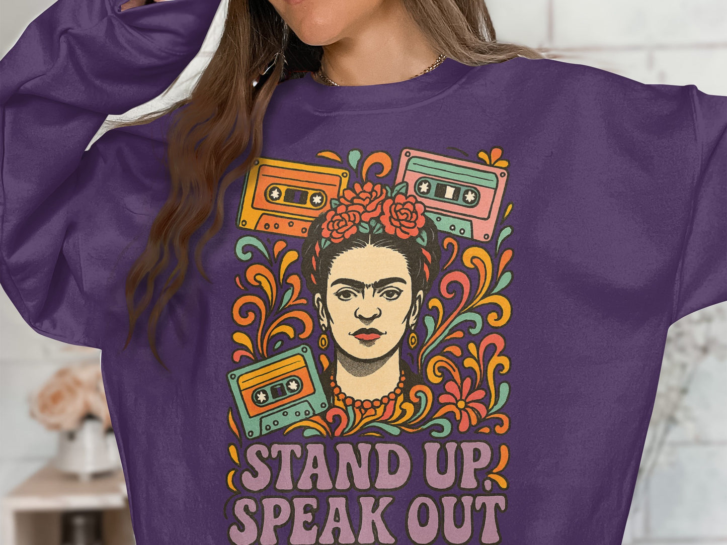 Stand Up Speak Out Graphic Sweatshirt Product
