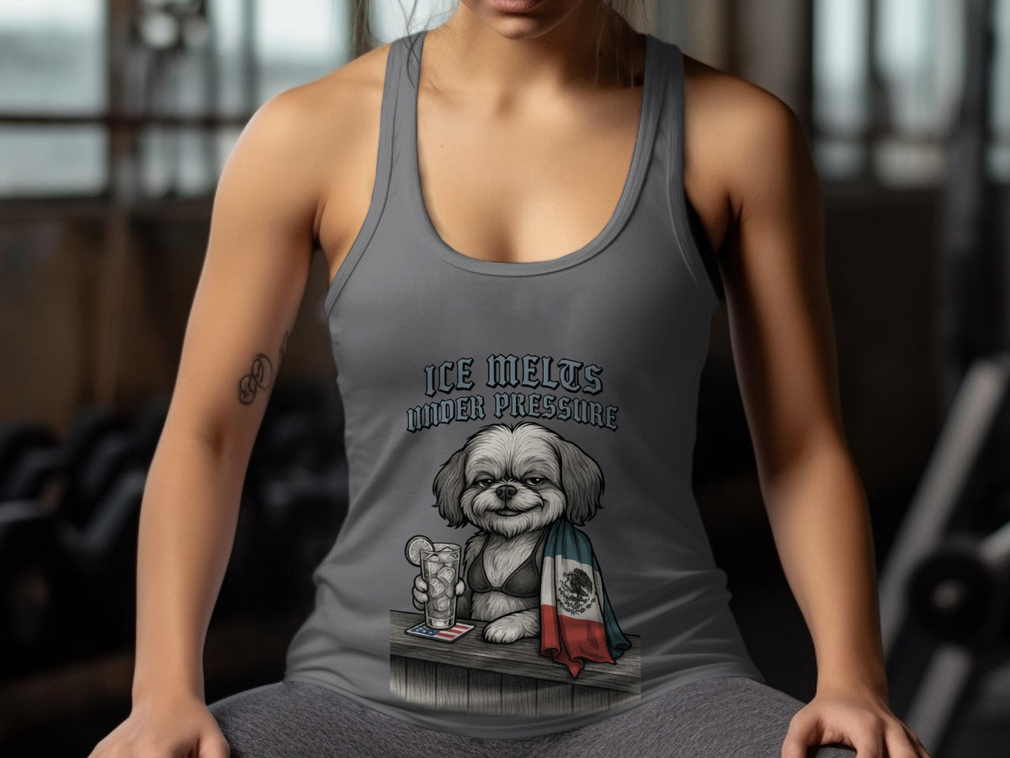 Ice Melts Under Pressure Graphic Tank Top product