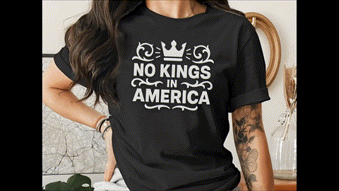 No Kings in America Anti Trump Tee Chinga Tu Maga T-Shirts