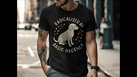 Radicalized by Basic Decency Anti Trump T-Shirts