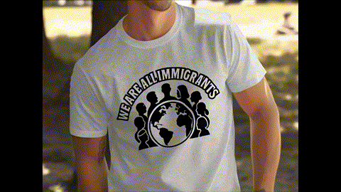 We Are All Immigrants Anti trump shirt FDT Chinga Tu Maga T-Shirts