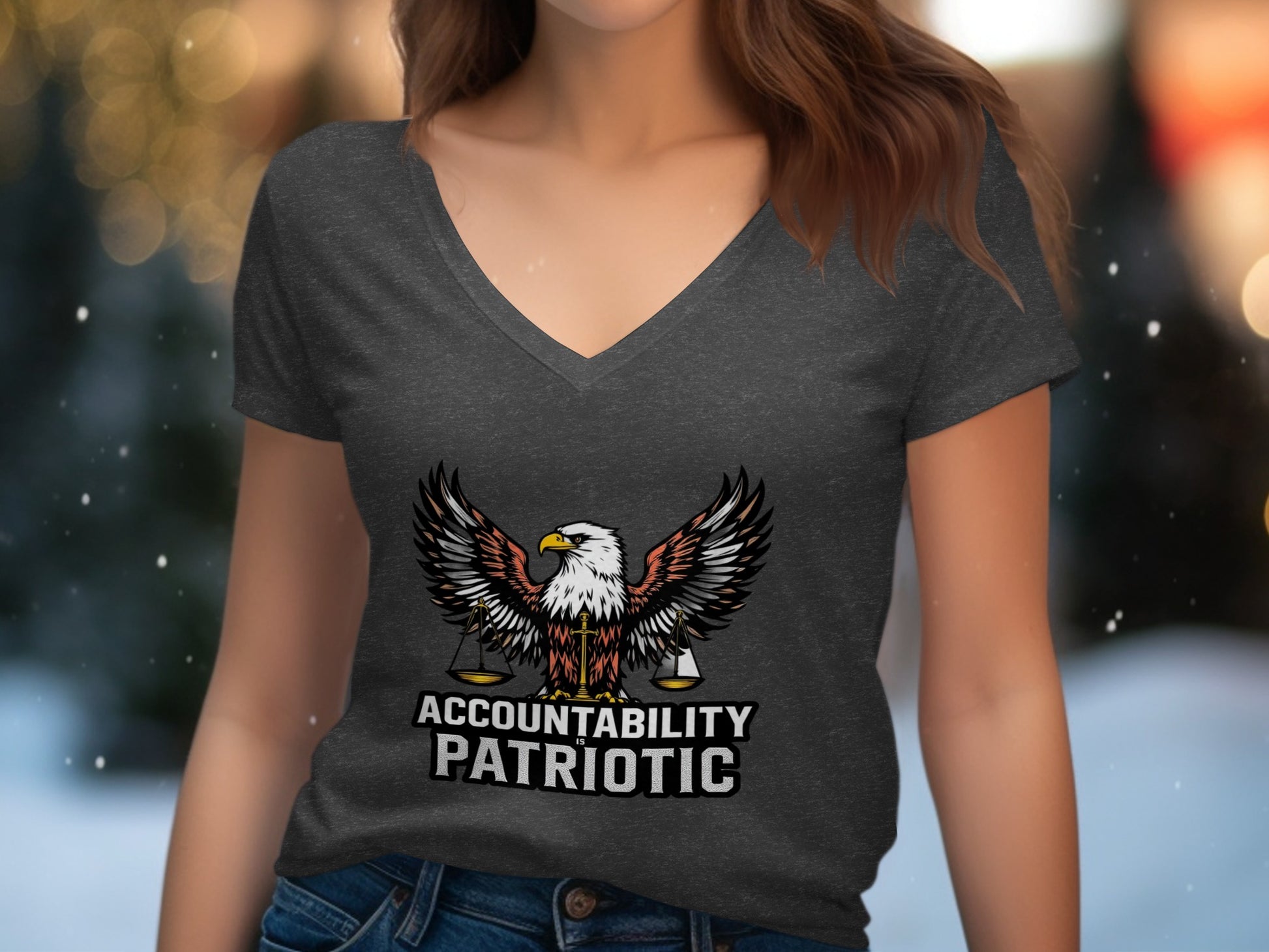 Accountability Patriotic Eagle Graphic T-shirt product type